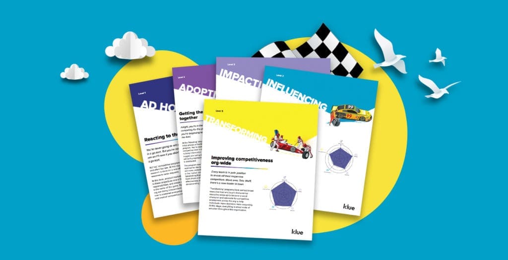 Two Critical Areas for Improving your Competitive Enablement Program There's been a lot of great competitive content to enjoy from June. Maybe none moreso than watching Max Verstappen crushing Lewis Hamilton three times in a row. But, if you're not a newly Netflix-converted F1 fan like the majority of Klue now is, then here's some of our best competitive content from the past month.