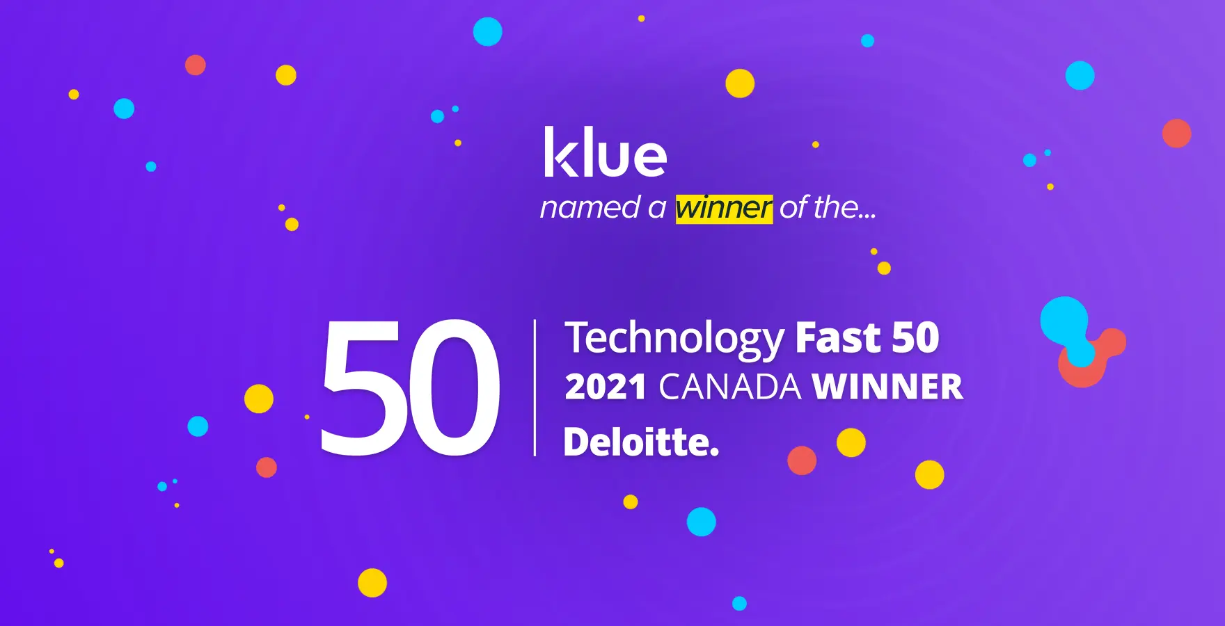Klue-named-a-winner-of-Deloittes-Fast-50-Award