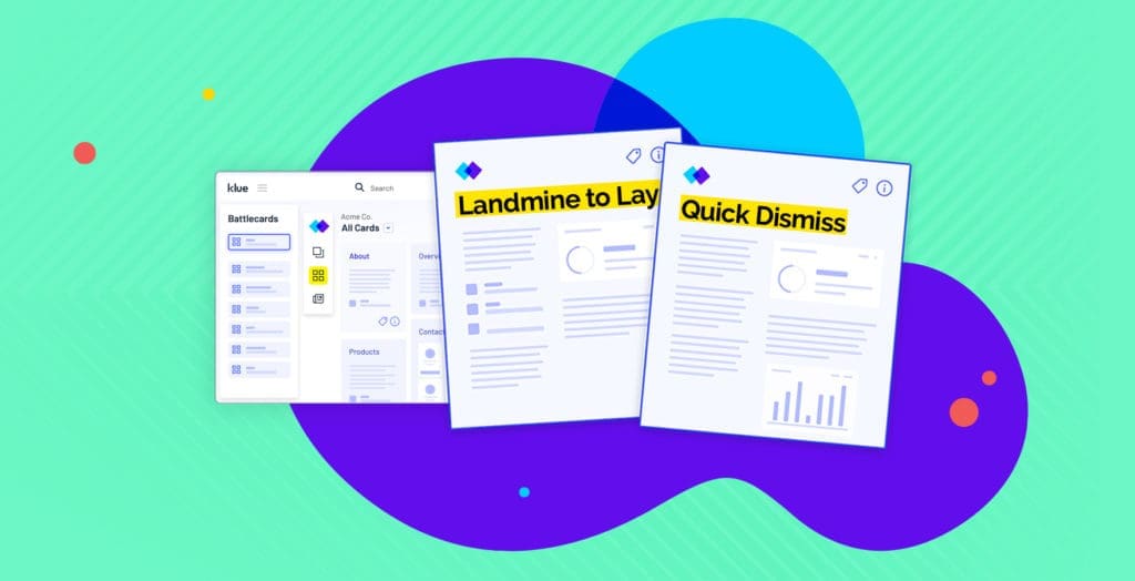 Sales Landmines and Quick Dismiss: Competitive Sales Tactics You Need to Know