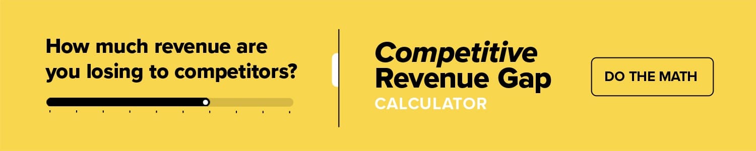 the competitive revenue gap is the revenue lost to competitors that you should have won