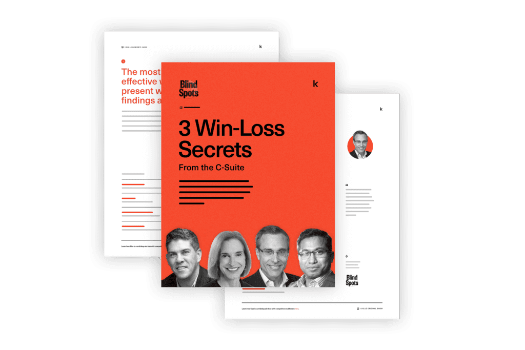 Three Win-Loss Secrets from the C-Suite