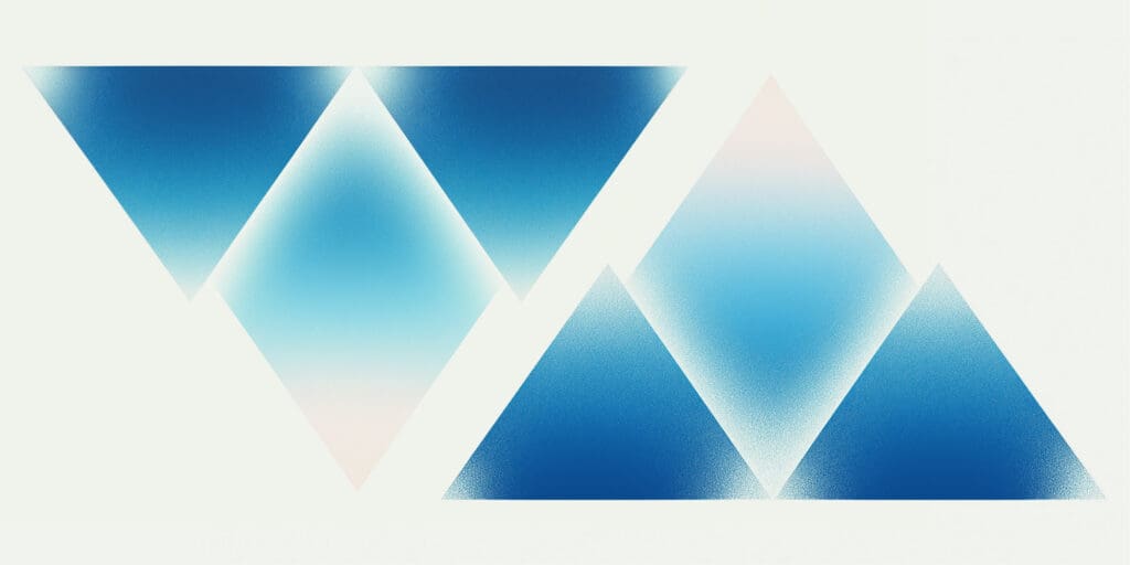 abstract graphic portraying the process of analyzing win-loss data